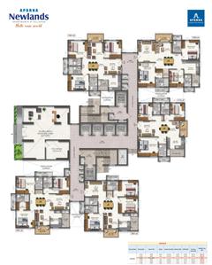 Project Image of 1475.0 - 1991.0 Sq.ft 3 BHK Apartment for buy in Aparna Newlands