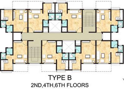 Project Image of 175.0 - 321.0 Sq.ft 1 RK Apartment for buy in Moraj Maa Smriti A To C And E To H