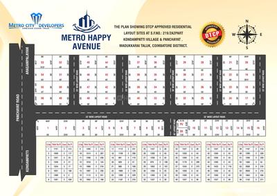 Project Image of 929.0 - 2930.0 Sq.ft Residential Plot Plot for buy in Metro Happy Avenue 2