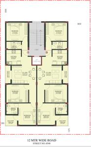 Dev Nagarpranto Cooperative Housing Society Nagarpranto Cooperative Housing Society Typical Cluster Plan 1