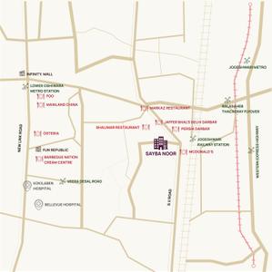 Project Image of 648.0 - 796.96 Sq.ft 2 BHK Apartment for buy in SAYBA NOOR