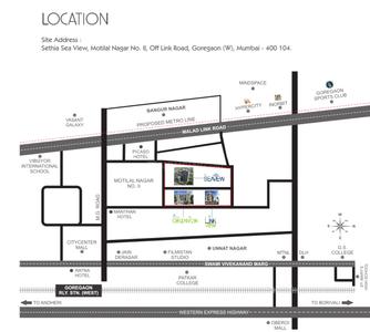 Project Image of 370.0 - 533.0 Sq.ft 1 BHK Apartment for buy in Sethia Sea View C And D Wing