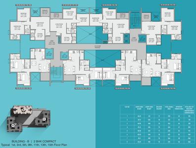 Project Image of 598.47 - 622.26 Sq.ft 2 BHK Apartment for buy in Namrata Life 360 Phase I