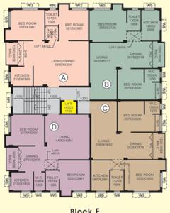 Project Image of 755.0 - 1427.0 Sq.ft 2 BHK Apartment for buy in Vaishnawi Vaishnavi Regency
