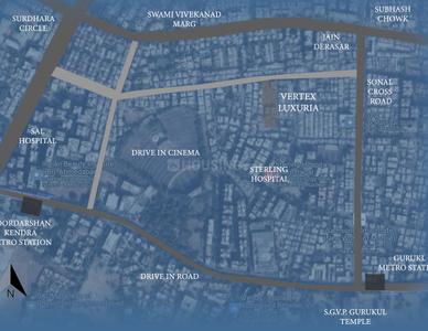 Project Image of 2124 Sq.ft 3 BHK Apartment / Flat for sale in Memnagar for Rs. 13600000