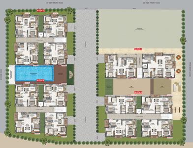 Project Image of 0.0 - 1199.96 Sq.ft 2 BHK Apartment for buy in Inspire Four Square Block A