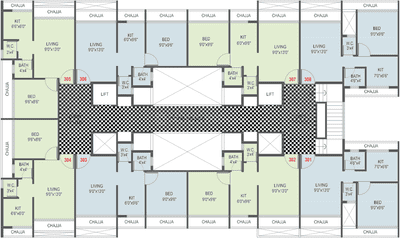 Adhya Bhimashankar Adhya Bhimashankar Cluster Plan for 3rd Floor 3