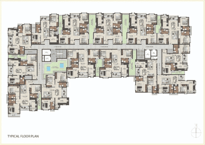 Project Image of 816.0 - 1219.0 Sq.ft 2 BHK Apartment for buy in Cullinan