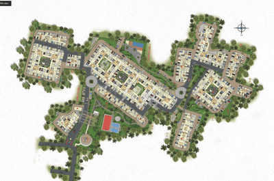 Project Image of 1166 Sq.ft 2 BHK Apartment / Flat for sale in Thazhambur for Rs. 8000000