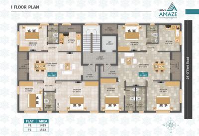 Project Image of 1483.0 - 1513.0 Sq.ft 3 BHK Apartment for buy in Vesta Amaze