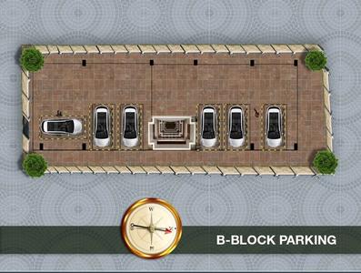Green Shankara Block B Cluster Plan For Stilt Floor 1