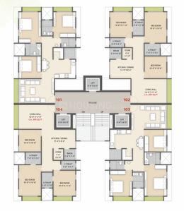 Project Image of 890.0 - 1042.0 Sq.ft 3 BHK Apartment for buy in Aagam Heights Lotus