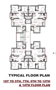 Project Image of 600.73 - 882.43 Sq.ft 2 BHK Apartment for buy in Maan Crystal Heaven Wing E F G H