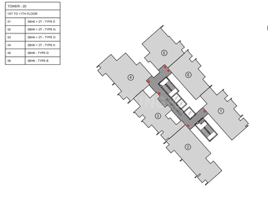 Project Image of 1100 Sq.ft 2 BHK Apartment / Flat for sale in Devanahalli for Rs. 13500000