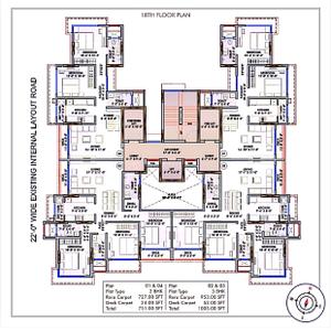 Project Image of 567.0 - 1521.0 Sq.ft 1 BHK Apartment for buy in Harshmaan Crescent Heights