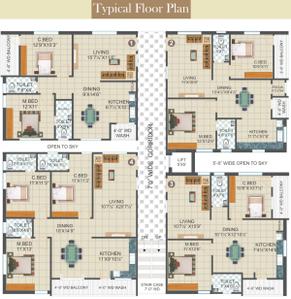 Project Image of 1050.0 - 1500.0 Sq.ft 2 BHK Apartment for buy in Srita Splendor