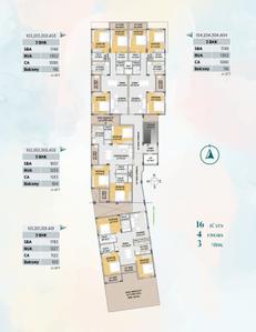 Project Image of 1013.42 - 1122.35 Sq.ft 3 BHK Apartment for buy in Lifestyle Pramila Lifestyle