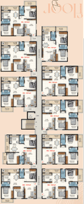 Project Image of 1095.0 - 1720.0 Sq.ft 2 BHK Apartment for buy in Sri Balaji Rose Woods