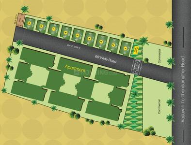 Project Image of 1774.0 - 2087.0 Sq.ft 2 BHK Apartment for buy in Sree Daksha Sanshray Phase I
