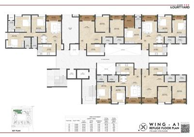 Project Image of 740.0 - 946.0 Sq.ft 2 BHK Apartment for buy in Kosmic Kourtyard Phase 2
