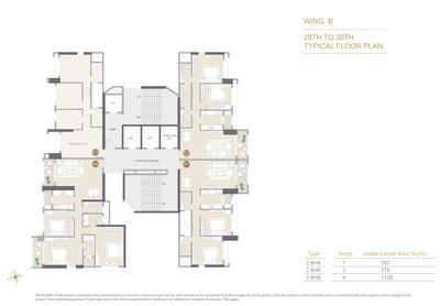 Project Image of 625.0 - 1241.0 Sq.ft 2 BHK Apartment for buy in Vivere by Kolte Patil