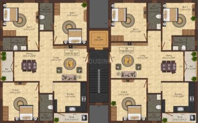 Project Image of 0.0 - 1450.0 Sq.ft 3 BHK Apartment for buy in India Parijatham