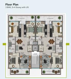 Project Image of 0.0 - 1980.0 Sq.ft 3 BHK Apartment for buy in AN Sivanta Residency