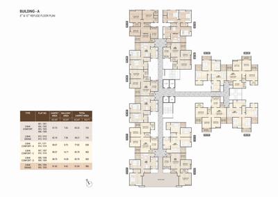 Project Image of 703.21 - 980.0 Sq.ft 2 BHK Apartment for buy in Mangalam Melizma