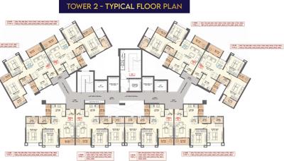 Project Image of 733.0 - 1082.0 Sq.ft 2 BHK Apartment for buy in Saheel Landmarc