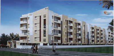 Project Image of 1150.0 - 1370.0 Sq.ft 2 BHK Apartment for buy in Sumukha Serenity