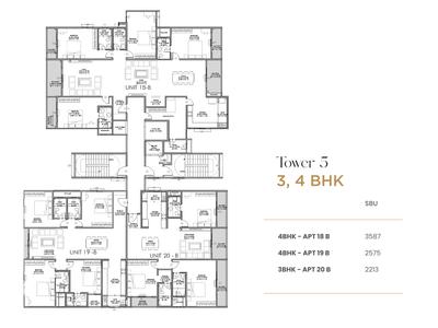 Project Image of 1815.0 - 3587.0 Sq.ft 3 BHK Apartment for buy in Svamitva Soulspring