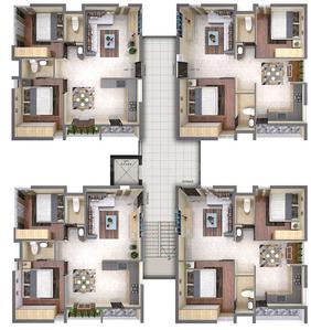 Project Image of 956.0 - 1160.0 Sq.ft 2 BHK Apartment for buy in Vaishnodevi Excelsior