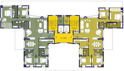 Project Image of 1200.0 - 5739.0 Sq.ft 2 BHK Apartment for buy in Ambuja Upohar Luxury Gold