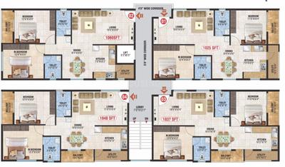 Project Image of 1025.0 - 1060.0 Sq.ft 2 BHK Apartment for buy in K N Sankalpa Doctor Menon