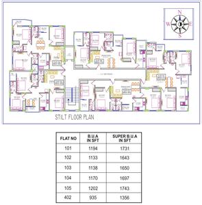 Project Image of 1356.0 - 1743.0 Sq.ft 3 BHK Apartment for buy in Loger Saraswati Gallery