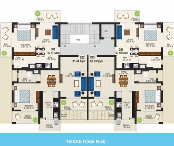 Project Image of 301.0 - 1313.3 Sq.ft 1 BHK Apartment for buy in Tolani Casa Maria