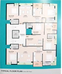 Project Image of 538.52 - 655.95 Sq.ft 2 BHK Apartment for buy in Krushnashray Apartment
