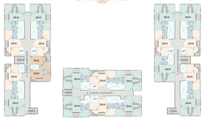 Project Image of 524.86 - 1047.1 Sq.ft 1 BHK Apartment for buy in Chordias Aashiyana