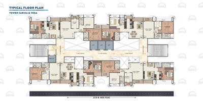 Project Image of 430.0 - 654.0 Sq.ft 1 BHK Apartment for buy in Paradise Sai Suncity Phase 1