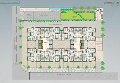 Project Image of 1142.37 - 1527.83 Sq.ft 3 BHK Apartment for buy in Shree Siddharth Skyline