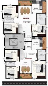 Project Image of 890.0 - 1450.0 Sq.ft 2 BHK Apartment for buy in Viva Venue