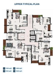 Project Image of 1060.0 - 1820.0 Sq.ft 2 BHK Apartment for buy in Northernsky Tranquillo