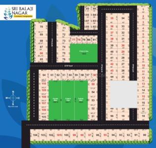 Golden Sri Balaji Nagar Layout Plan 1