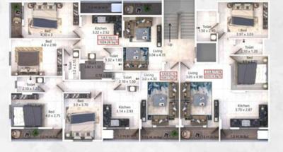 Project Image of 0.0 - 1025.0 Sq.ft 2 BHK Apartment for buy in Avani Vastu Elite