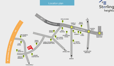 Project Image of 1393 Sq.ft 3 BHK Apartment / Flat for sale in Gundlapochampalli for Rs. 7905275