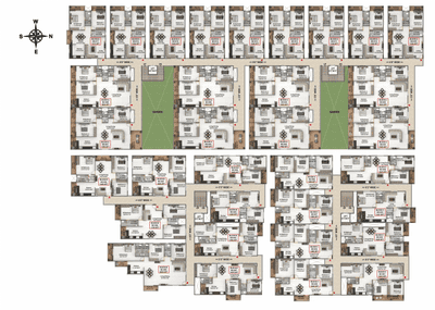 Project Image of 1226.0 - 2054.0 Sq.ft 2 BHK Apartment for buy in Sree Lakshmi Vallabha Residency