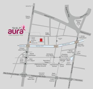 Project Image of 579.85 - 728.0 Sq.ft 2 BHK Apartment for buy in Shilp Aura
