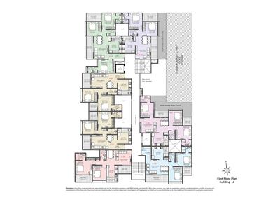 Project Image of 610.74 - 841.95 Sq.ft 2 BHK Apartment for buy in M2B Amaara