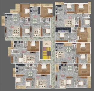 Project Image of 1040.0 - 1500.0 Sq.ft 2 BHK Apartment for buy in Sai Temple Chimes