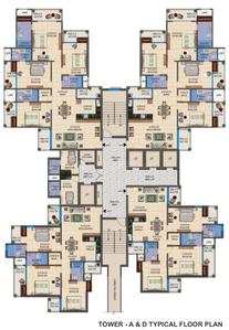 Project Image of 1495.0 - 2420.0 Sq.ft 3 BHK Apartment for buy in Ramprastha Imperial Heights Phase 1